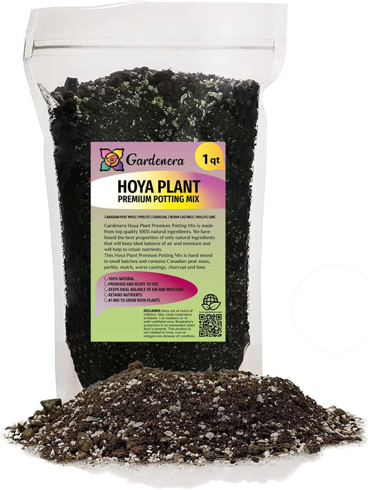 Gardenera Hoya Plant Premium Potting Mix - 1 Quart - Optimal Balance for Thriving Hoyas: Air