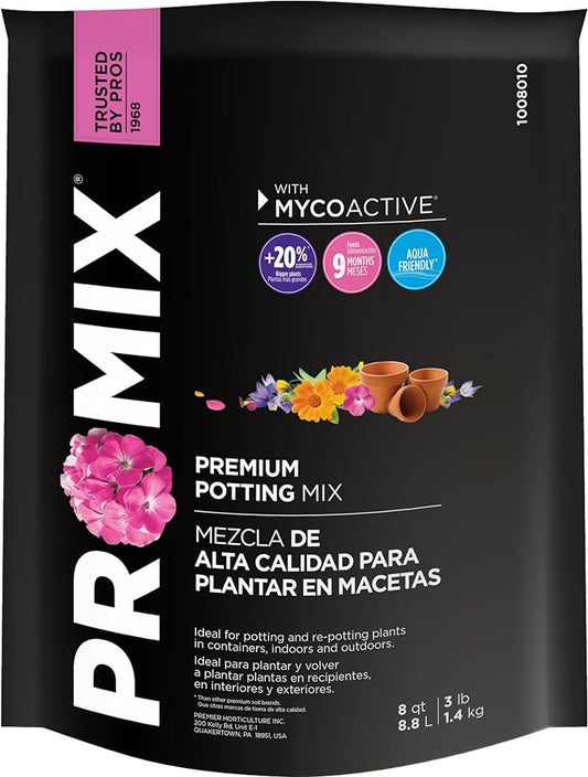 Premier Horticulture Pro Mix Ultimate Potting Loose, 8-Quart