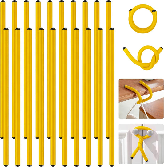 20 Pcs 17 Inch EVA Foam Twist Rubber Ties Reusable Bendable Cable Tie Straps Flexible Heavy Duty