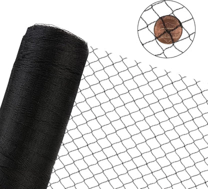 7.5x100 Ft Deer Netting, 1/2 in Strong Woven Bird Netting for Garden Protection, Bird Net for Blueberry Bushes, Strawberry Plants, Vegetables, Against Deer, Squirres, Small Critters