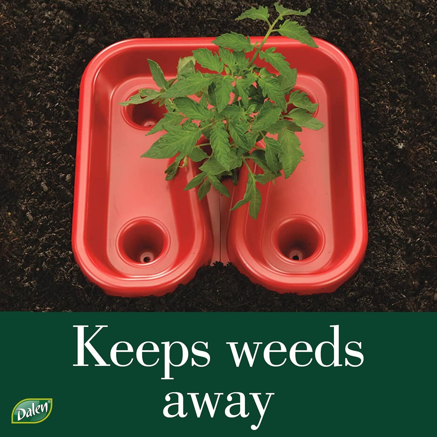 Dalen Gardeneer Tomato Tray Super Boost – Increases Tomato Plant Yield up to 40% – Easy to Install – 12" x 12" x 3.5" – Pack of 3