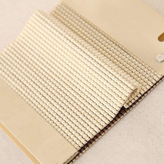 LETAU Cordless Wood Window Roller Shades, Bamboo Light Filtering Window Blinds for Indoor Home, Office, Kitchen, Pattern 9