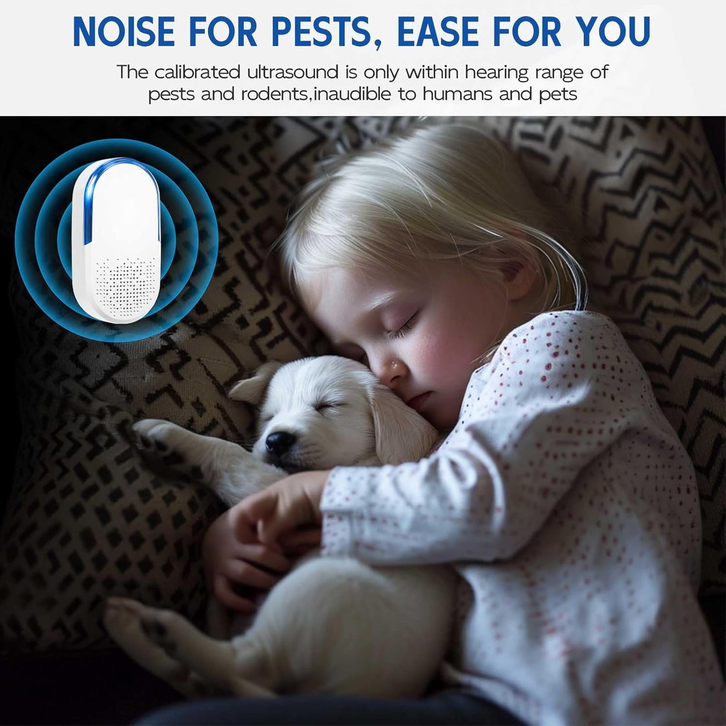 Ultrasonic Pest Repeller Plug in Mouse Rodent Mice Rat Mosquito Spider Roach Repellent Indoor Ultrasound Bug Insect Repellent for Home Basement Attic Garage, Electronic Plug in Pest Control (6)