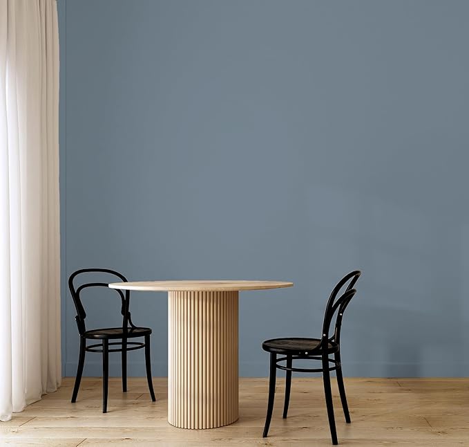 EVOLVE Paint & Primer: Environment-friendly, Low Sheen with One-coat Coverage for Interior & Exterior surfaces (Slate Blue, 1-Gallon)