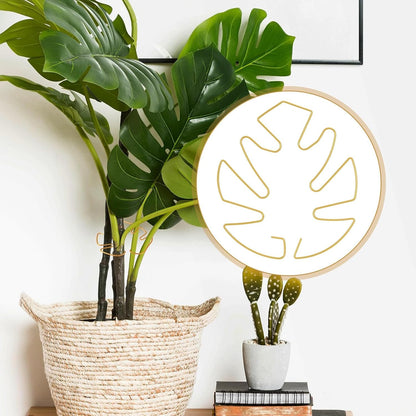 5PCS Iron Monstera Plant Support, Plant Stem Support, Turtle Shell Bamboo Clamp Set, Stable Plant Support Stakes for Indoor Plant, Ideal Present for Plant Lovers