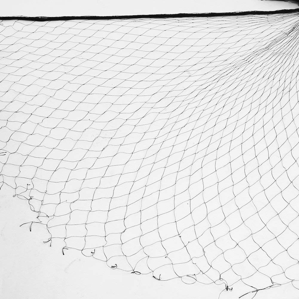 Anti Bird, 50 x 100FT Mesh Garden Bird Net, Poultry Fruit Tree, Nylon for Bird Poultry Aviary Game Pens Chicken Coop, 1.96inch Mesh Black