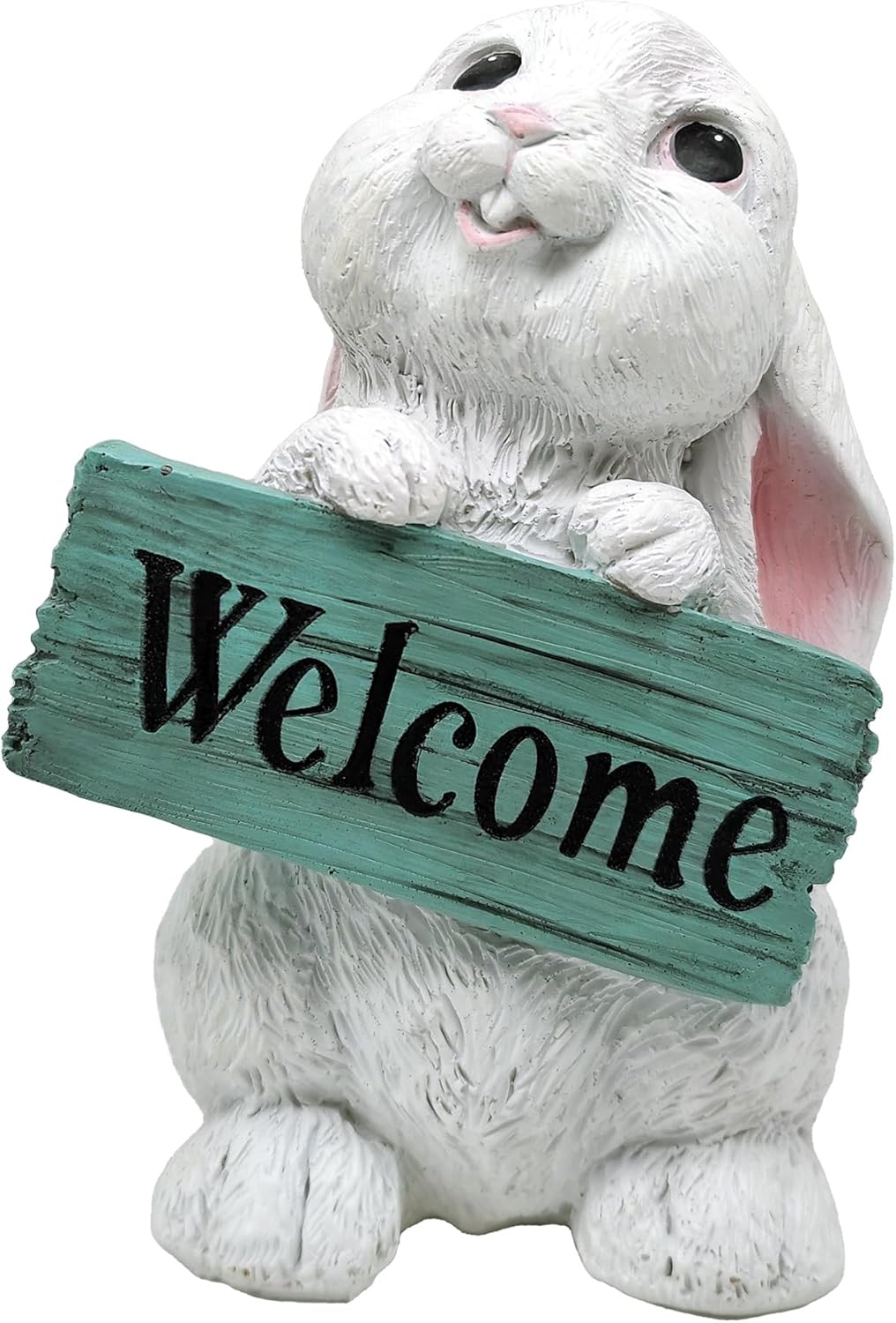 Spoontiques Bunny Garden Statue - Decorative Garden Statue - Colorful Home Décor for Indoor or Outdoor Use - Patio Decoration - Garden Accessory