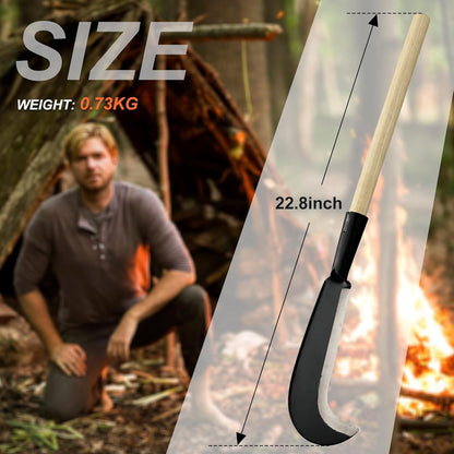 Machete for Cutting Trees Heavy Duty Billhook Sickle Yard Work Cutting Trees machetes