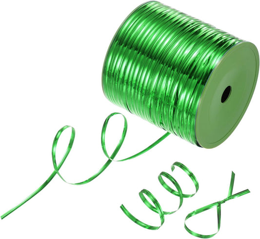 Metal Twist Ties, 350 Yards Metallic Twists Tie Bread Twisty-Ties for Party Decoration/Garden Plant/Gift Wrapping Bag/Cake/Pops Candy/Bakery Bags [Green]