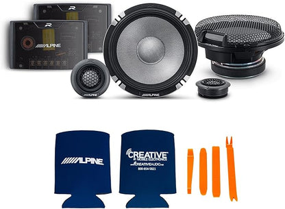 Alpine R2 Speaker Bundle -Two Pairs of R2-S652 6.5" R-Series Pro High-Resolution 2-Way Component