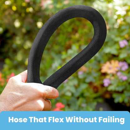 2025 Upgraded 100FT Non-Expanding Garden Hose, Lightweight, Flexible Ultra-Light Water Hose, Burst-Resistant, Lead-Free, Anti-Kink, High-Pressure
