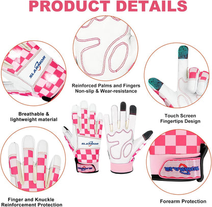Leather-Gardening-Gloves for Women,Thorn-Proof Work-Gloves for Weeding,Digging,Planting,Pruning Yard garden Gloves