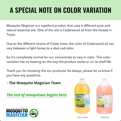 Mosquito Magician Hose End Sprayer with 1 Gallon Liquid Concentrate – Outdoor Mosquito Killer, Flea Yard Spray, Fire Ant Control, Safe for People & Pets, Mosquito Repellent for Lawn, Patio & Plants