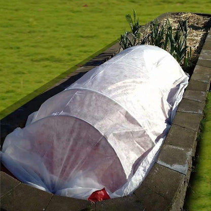 Agfabric Plant Covers Freeze Protection Floating Row Covers 10'x25' 0.9oz Plant Covers Freeze Sun Protection,Frost Cloth for Vegetables,White