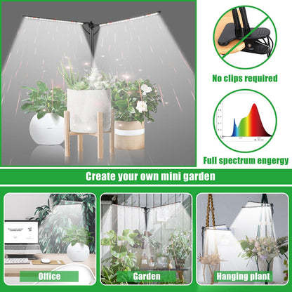 Plant Grow Light, Plant Lamp for Indoor Plants Growing, 6000K White Red Light for Succulents Mini Small Plants Growth (Without Timer/Dimming)