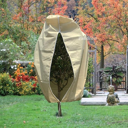 Plant Covers Freeze Protection 2.8oz 3 Packs 45"x40" Winter Tree Covers Frost Blankets for Outdoor Plants with Zipper Drawstring- Frost Cold Pest Protection for Shrubs Fruit Tree