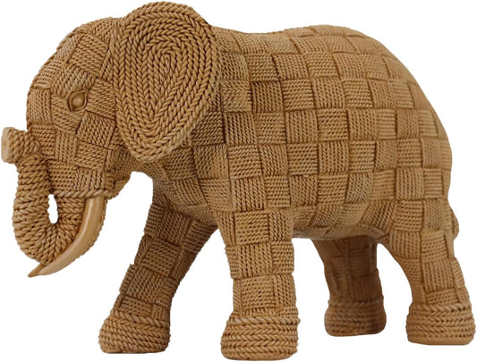 African Animal Elephant Statue Decor, Table Room Home Decoration, Modern Art Sculpture, Handmade Resin Animal Statue,Bohemian Decoration,Shelf Decoration