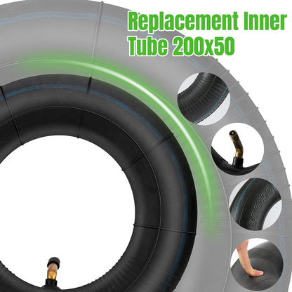 200x50" Inner Tubes, 2 Pack Heavy Duty Replacement Electric Scooter Tire Inner Tube Compatible with Razor E100, E150, E200, Power Core E100, Dune Buggy, ePunk, Crazy Cart, PowerRider 360, eSpark