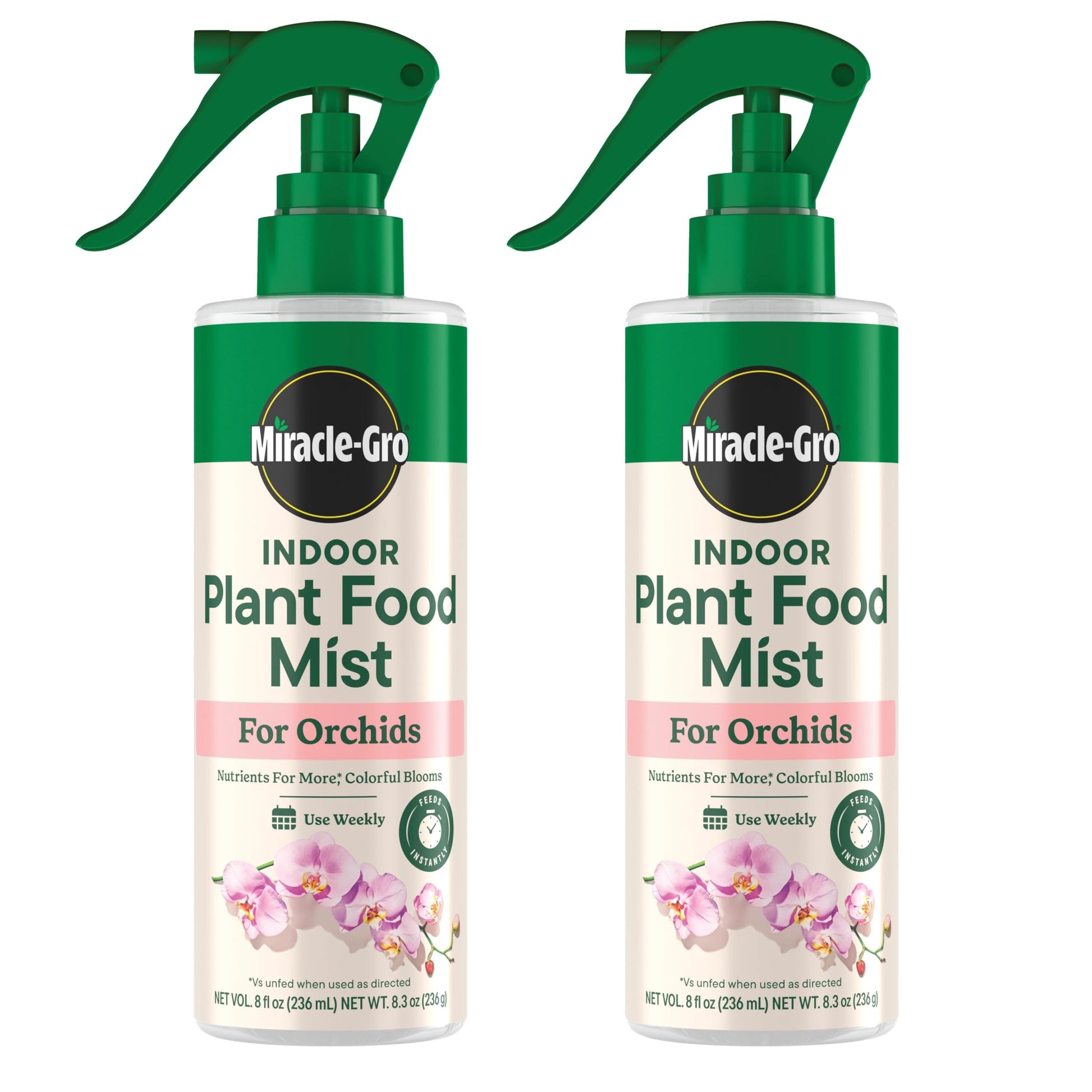 Miracle-Gro Indoor Plant Food Mist for Orchids, 8 fl. oz. (2-Pack)