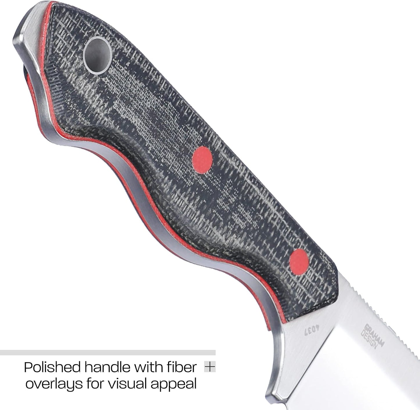 CRKT Razel Fixed Blade Knife: Everyday Carry Plain Edge, D2 Blade Steel, Resin Infused Fiber Handle w/Pocket Carry Sheath 4037,Silver/Black