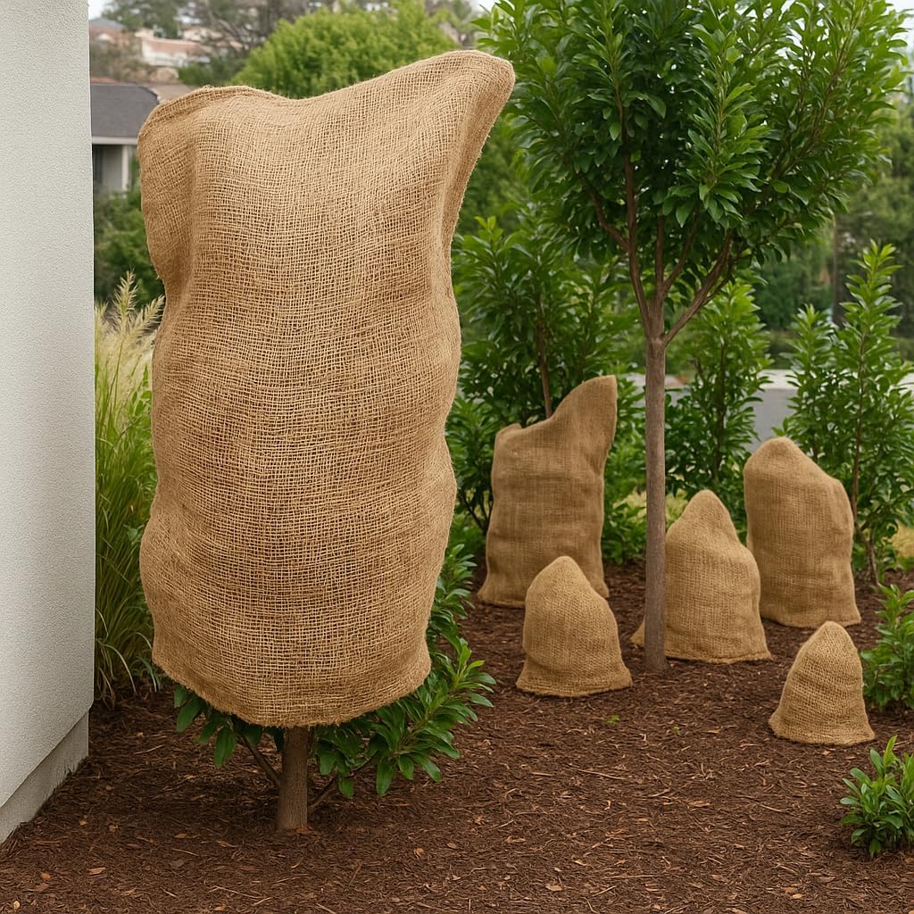 10 Potato Grow Bags : Premium Quality No Smell Extra Tough Potato Sack Race Bags Hacky Sack, Outdoor Games for Adults Burlap Outdoor Games for Kids costales para juegos de carreras