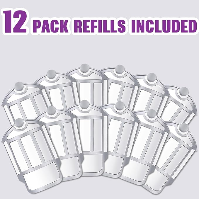 12 Pack Refill Cartridge Kit Replacement, Compatible with ZEVO Plug-in Light M364A and Max (12 Pack Refill)