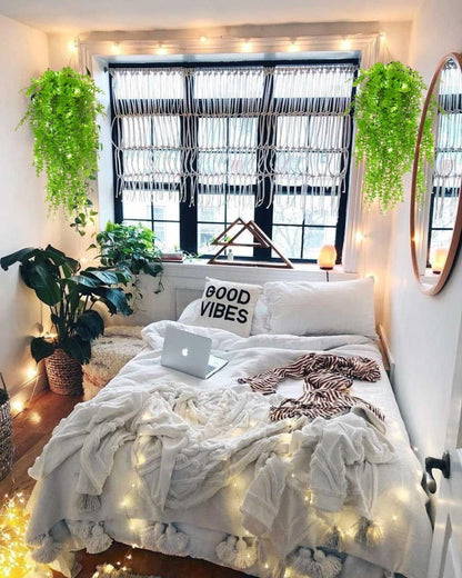 Artificial Hanging Plants Wall Decoration Faux Hanging Plants Indoor Fake Money Plants Hanging Plants Fake Plastic Plants for Indoor Bedroom Wall Home Garden Wedding Party Decorations(Light Green)