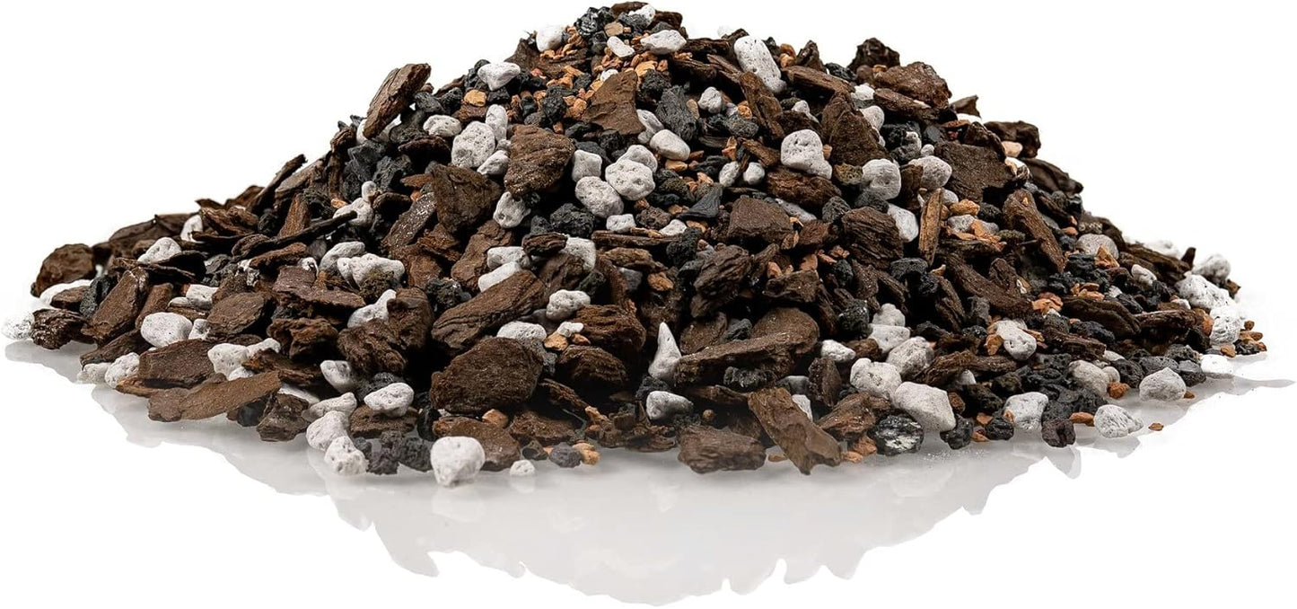 Premium Bonsai Soil All Purpose Fast Draining Mix - 10 Quart - Pumice, Lava, Calcined Clay and Pine Bark Potting Pre Mixed Bonsai Plant Soil Mixture by GARDENERA - Made in USA - (2 Bags of 5QT)