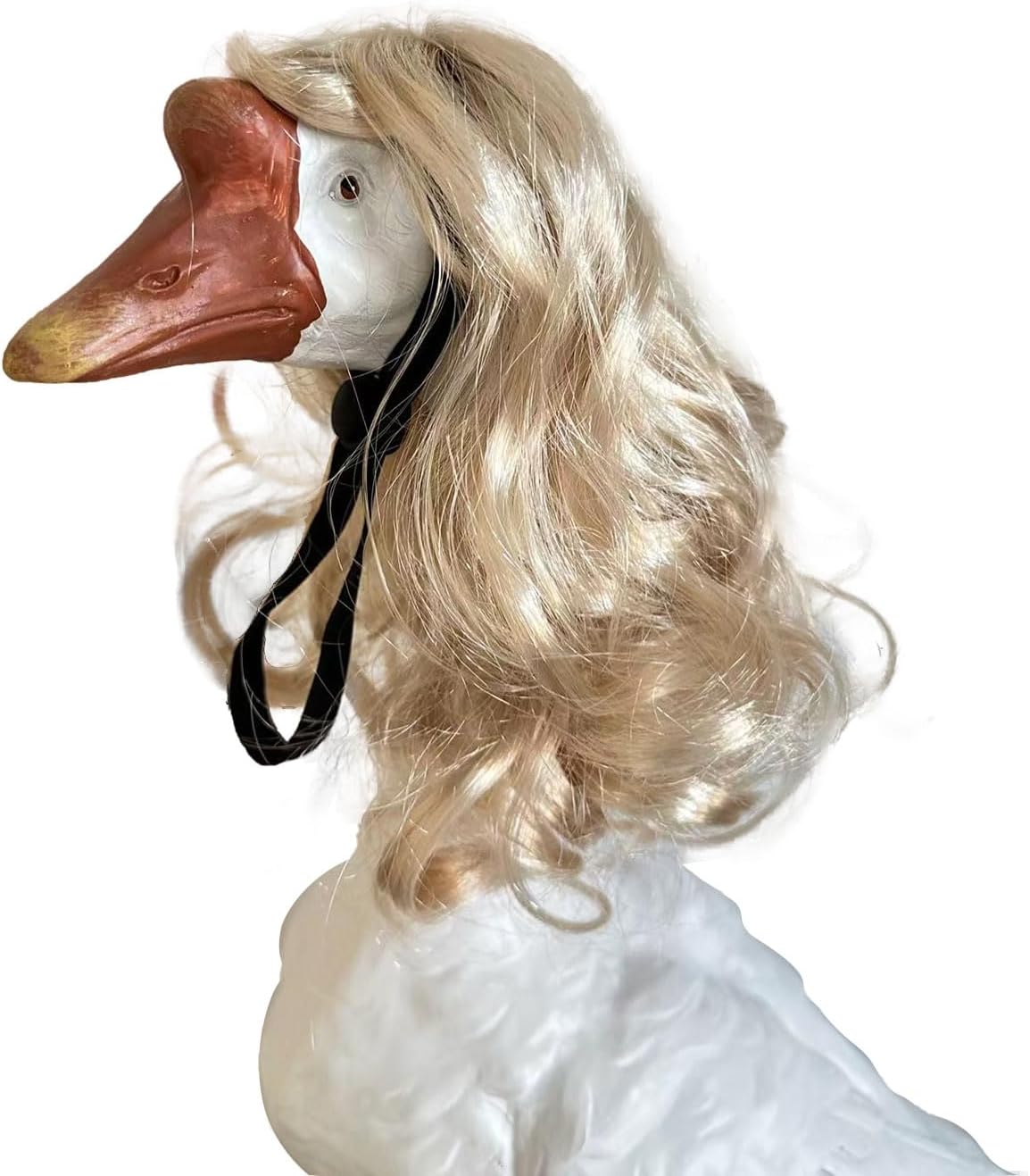 Porch Goose Wigs, Porch Goose Outfits Lawn Goose Statue Accessories for Outdoor Garden Patio Yard Goosey Decor （Style 1）