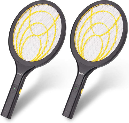 mafiti Fly Swatter Electric, Battery Powered Fly Killer Mosquito Zapper Bug Zapper Racket for