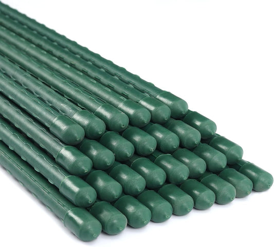 Garden Stakes 48 Inches Steel Plant Stakes Tomato Stakes 4ft Pack of 25