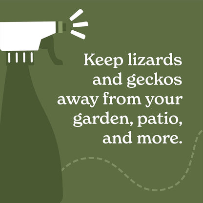 Lizard Control Spray - 32 oz - Natural Peppermint Formula - Indoor & Outdoor Use - Keeps Iguanas Away - Safe Around Kids & Pets