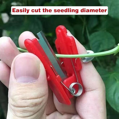 Gardener's Thumb Knife & Pruning Shears - Multi-Use Stainless Steel Tool for Leaf Trimming, Fruit Picking, Plant Trimming | Lightweight Garden Snips, Indoor/Outdoor Flowers Fruits Vegetables