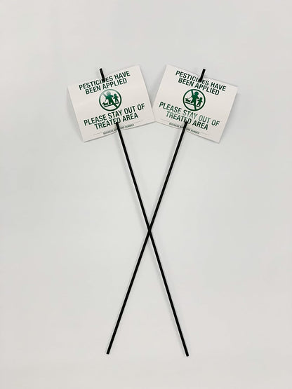 Lawn Treatment Application Stakes & Kentucky Signs (Economy Style Stake / 1,000 pc. Pack)