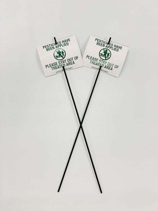 Lawn Treatment Application Stakes & Kentucky Signs (Economy Style Stake / 1,000 pc. Pack)