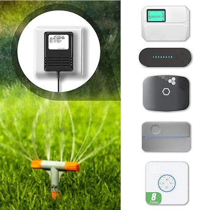 24 Volt AC 1000mA Power Adapter for Smart Sprinkler Controller,Indoor Irrigation System Controller,24V 1A AC to AC Wall Adapter Transformer Compatible with Most Smart Sprinkler Controller (Black)