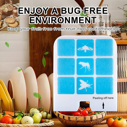 20 Pcs Refill Glue Cards Compatible with Safer Home SH502, SH503 Indoor Fly DT3005W Plug-in Bug Light for Flies, Fruit Flies, Moths, Gnats, and Other Flying Insects