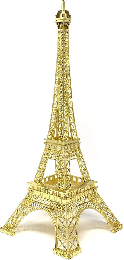 allgala 19 Inch 48CM Eiffel Tower Statue Decor Alloy Metal-Gold (EF19-86193)