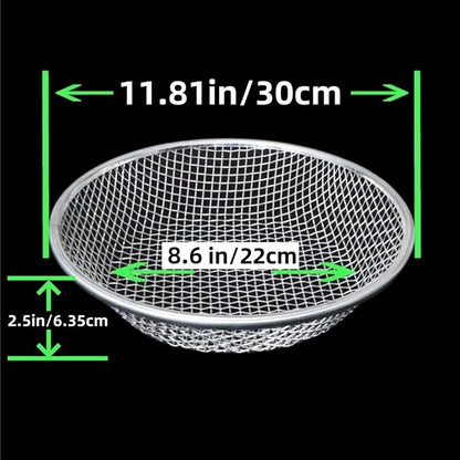 Mesh Gardening Sifter, 2mm Sieve mesh Size， Perfect for 5 Gallon Bucket,for Sand Rocks Dirt Compost (2mm)