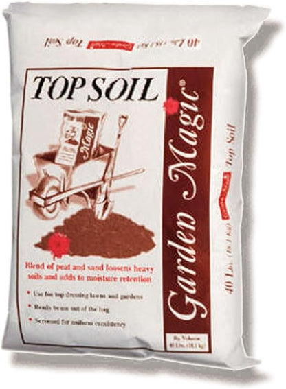 40 Pound Bag of Indoor and Outdoor Organic Planting and Potting Topsoil Mix with Perlite and Peat Mix for Gardening, 4 Pack