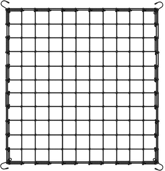 2 Pack 4x4 Trellis Netting for 4x4/8x4 Grow Tent, Heavy Duty Elastic Scrog Net with Hooks for Indoor Plant Growing Tents, Flexible Trellis Net Support for Hydroponics,Outdoor Climbing Plant