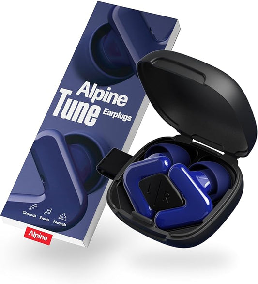 Alpine Tune Earplugs, Concert Ear Plugs for Noise Reduction, High Fidelity Music Quality, 19dB