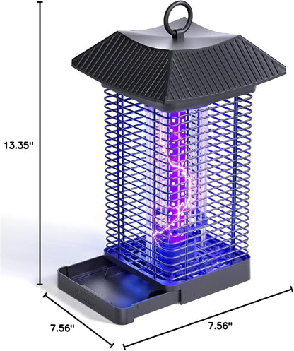 Buzbug LED Bug Zapper Indoor Outdoor, Durable 10 Years Lifespan Lamp, Sustainable Less Power, 6.5ft Power Cord, High-Voltage Mosquito Zapper, Fly Trap Mosquito Trap, Fly Killer Fly Zapper