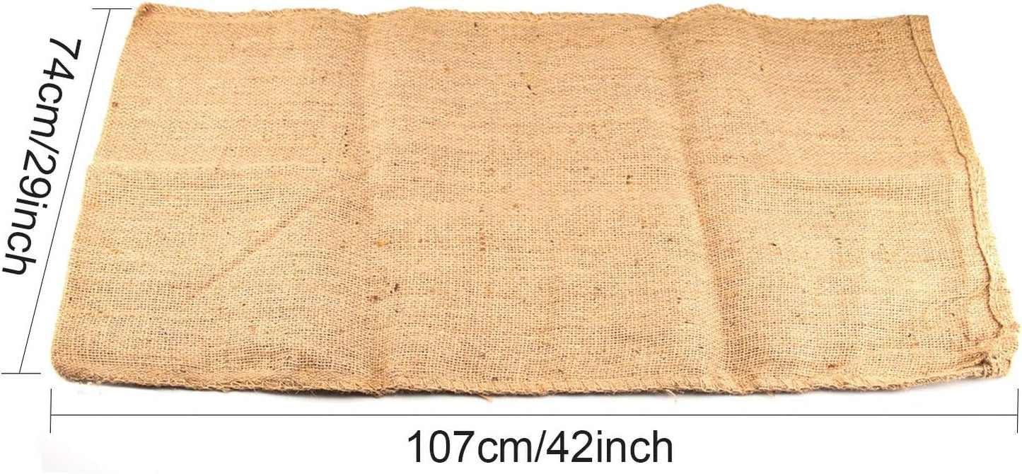 KEILEOHO 3 Pack 42 x 29 Inch Burlap Bags, Large Food Grade Burlap Sacks for Gardening, Planting Growing Bags, Potato Sack Race Bags