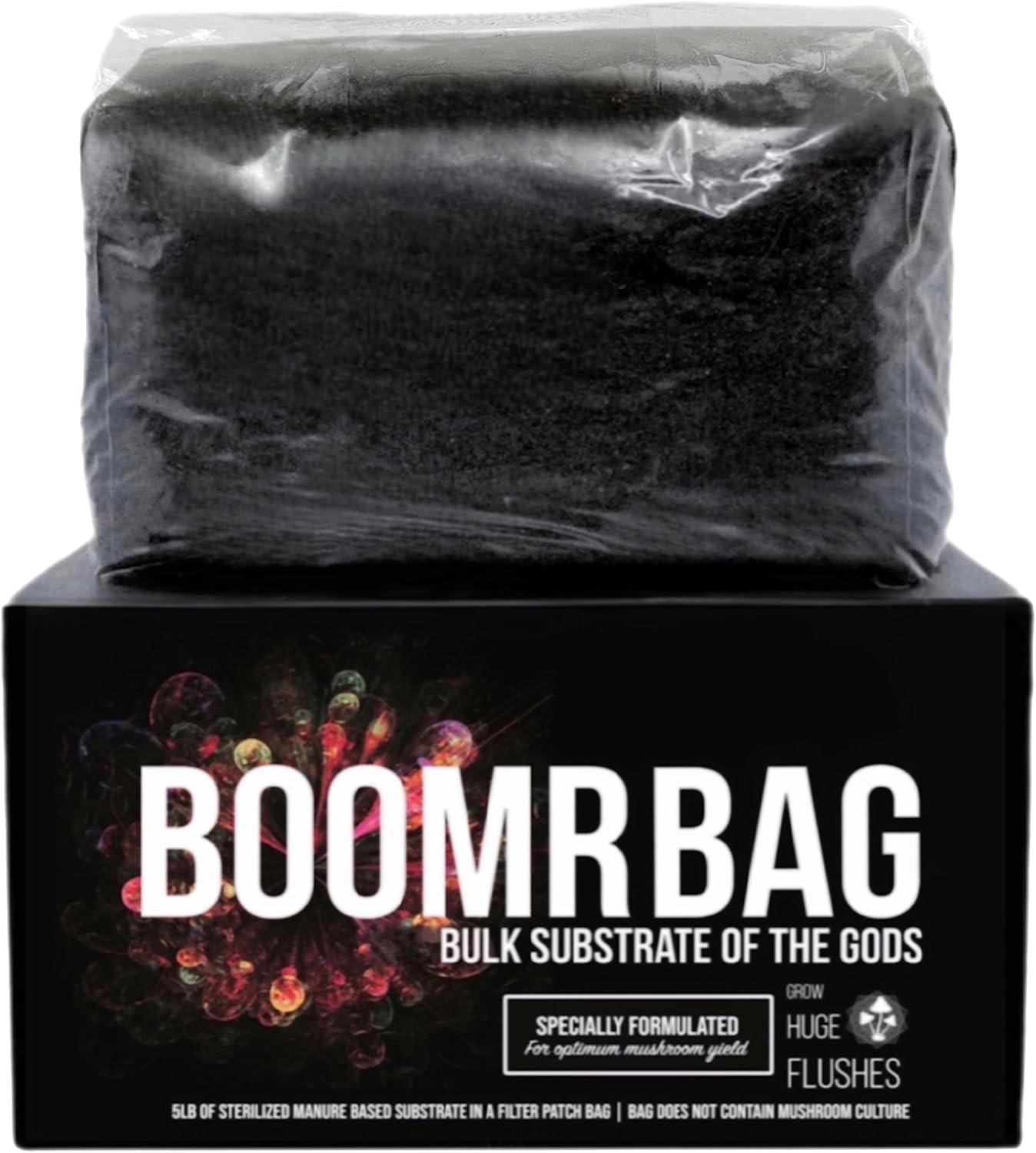 North Spore + Max Yield Bins 'Boomr Bag' Monotub Kit | Complete Dung-Loving Mushroom Grow Kit | Includes Monotub, Sterile Substrates, Coco Coir & Filters - Just Add Spores