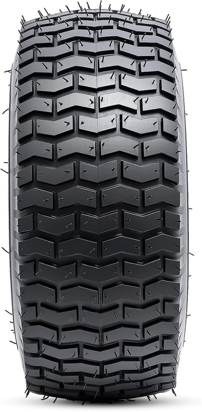 15x6.00-6 Tire and Wheel, 15-Inch Replacement Pneumatic Tires with 3/4" Bearings Compatible with Hand Truck, Wheelbarrow, Wagon, Gorilla Carts Tires (Yellow, 2PCS) P-103