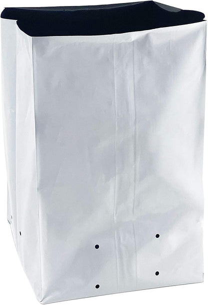 TEXALAN(R Poly Grow Bag Planters Panda Film Black and White 5 Gallon 25pcs