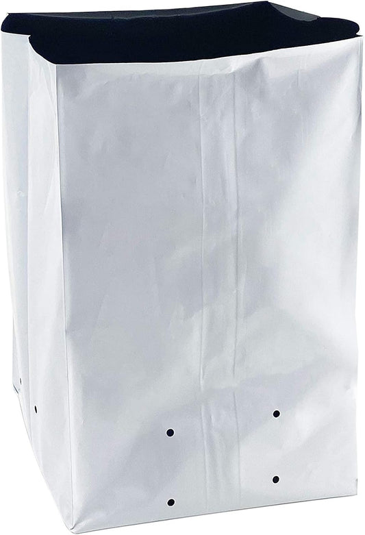 TEXALAN(R Poly Grow Bag Planters Panda Film Black and White 5 Gallon 25pcs