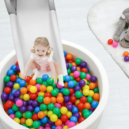 TRENDPLAY Plastic Balls for Ball Pits 2.2 Inch, Pack of 50 100 200 500 Hollow Balls, Perfect for Toddler Baby Pools,Party,Festival Decoration