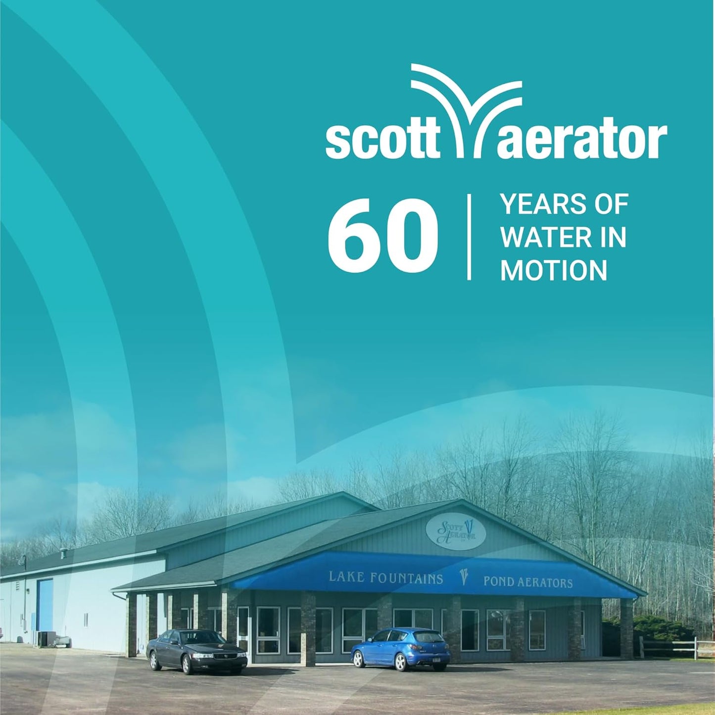 Scott Aerator 3/4 Horse Power 230V Muck Blaster - 50ft Cord | 3/4 Horse Power Aquasweep w/Truss Mount | Water Circulator | Water Agitator | Water Mover | Muck Blower